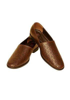 Manyavar Dark Brown Elegance Shoes Mens Ethnic Jutti