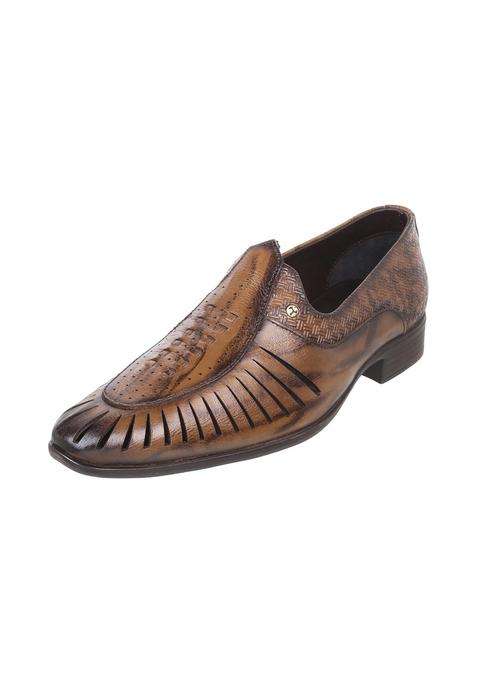 Mochi Men Ethnic Leather Jutis