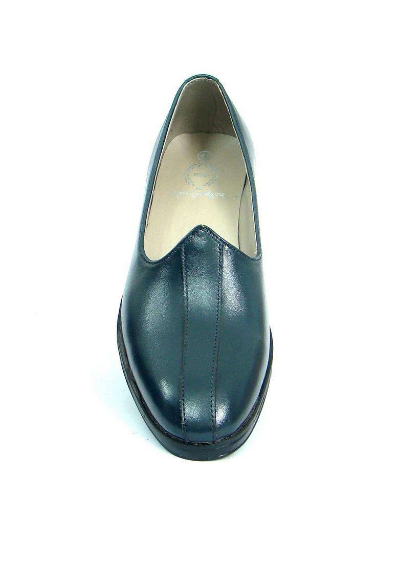ASM Blue Leather Nagra Shoes with Leather Upper Leather Insole Fully Leather Lining - Indya