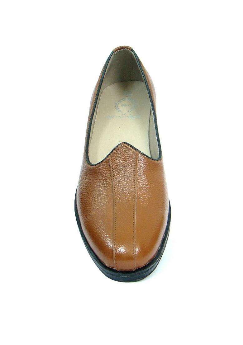 ASM Tan Color Leather Nagra Shoes with Leather Upper Leather Insole Fully Leather Lining - Indya