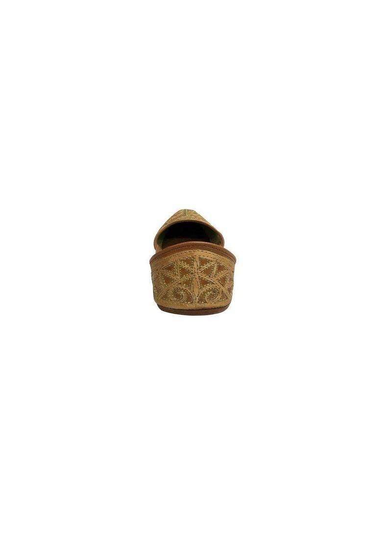 Stop N Style Punjabi Jutti for Mens Sherwani Shoes Ethnic Jutti Online Shoes Handmade Shoes Mojari Jutti Cream - Indya