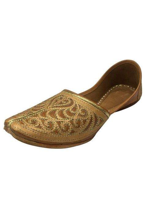 Stop N Style Punjabi Jutti for Mens Sherwani Shoes Ethnic Jutti Online Shoes Handmade Shoes Mojari Jutti Cream