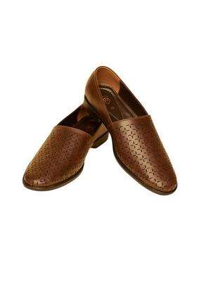 Manyavar Dark Brown Elegance Shoes Mens Ethnic Jutti