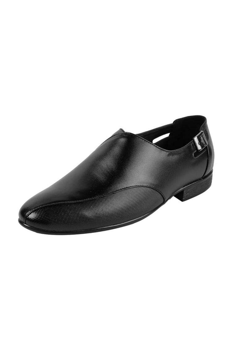 Mochi Black Mens Mojaris - Indya