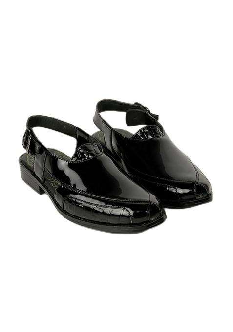 Metro Black Mens Tan Mojari