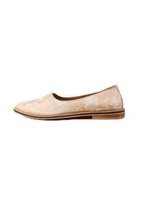 Tasva Gold Brocade Mojari Size 11