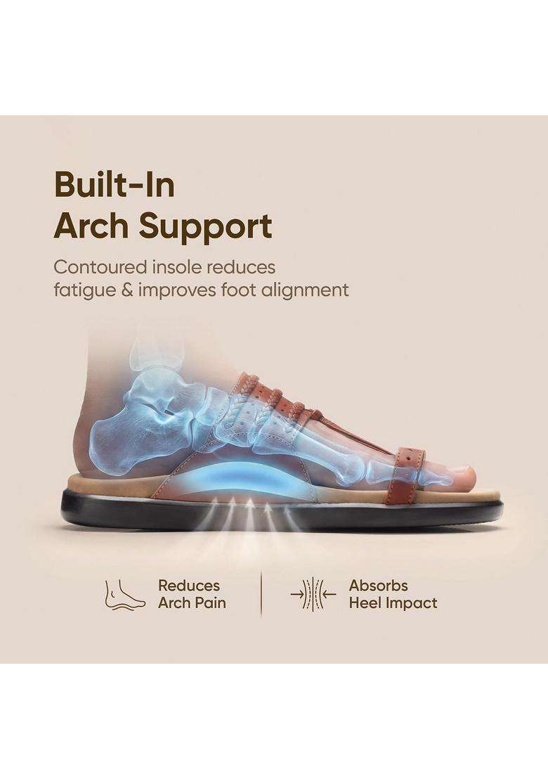 Frido Puneri Chappal for Men Available in 2 Options Arch Support and Without Arch - Indya