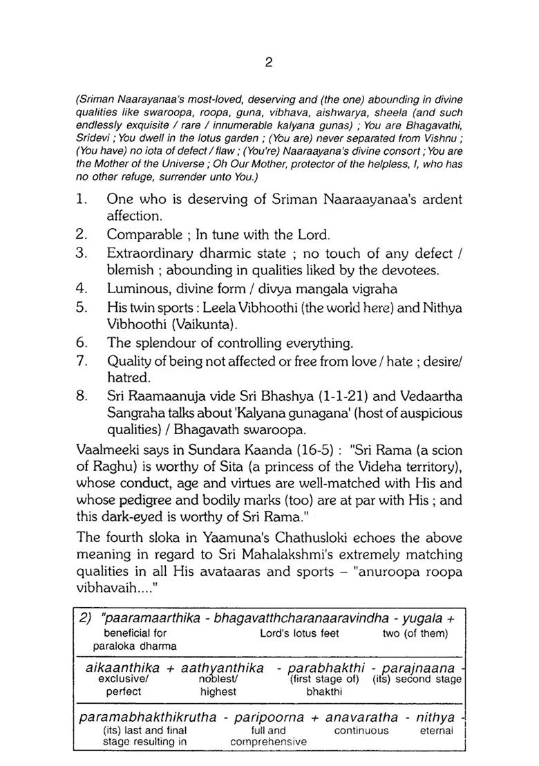 Shree Gadhya Trayam Of Sri Ramanuja - Indya