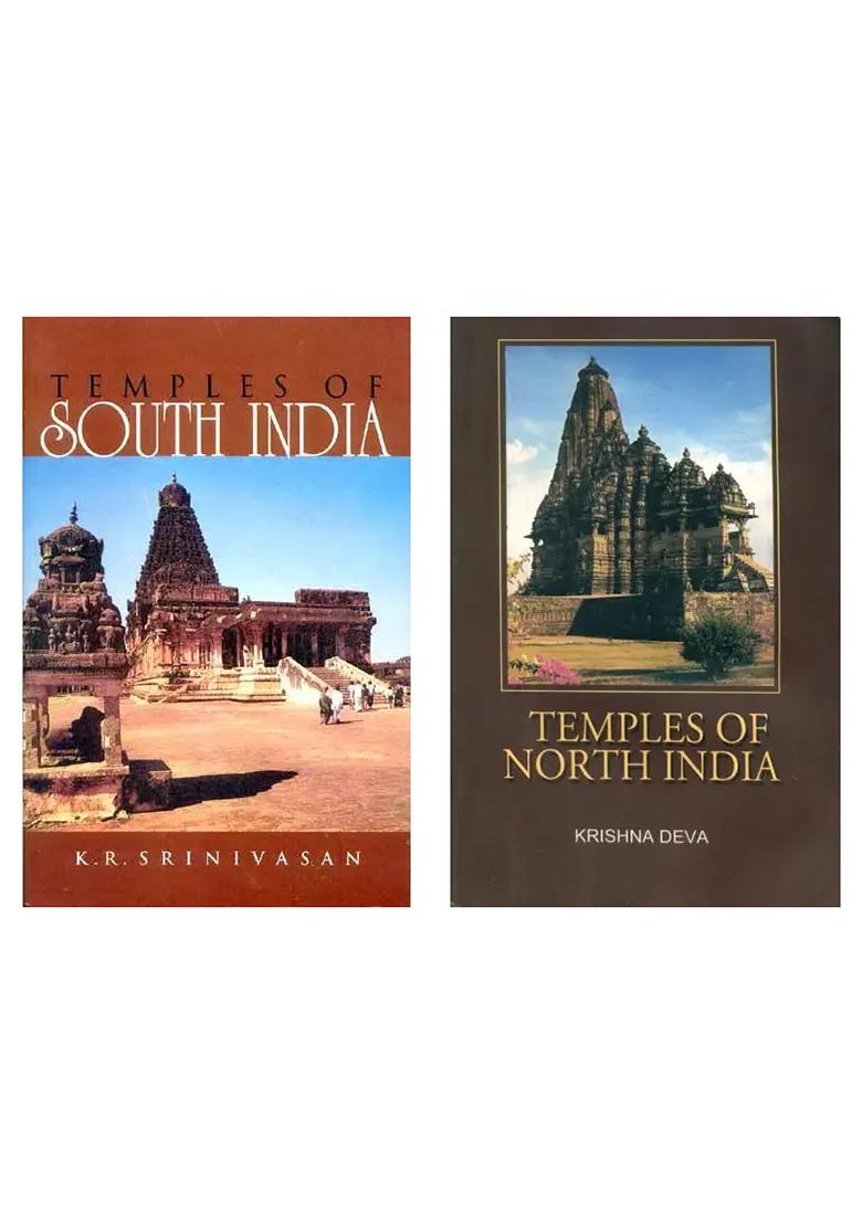 Temples Of North And South India (Set Of 2 Books) - Indya