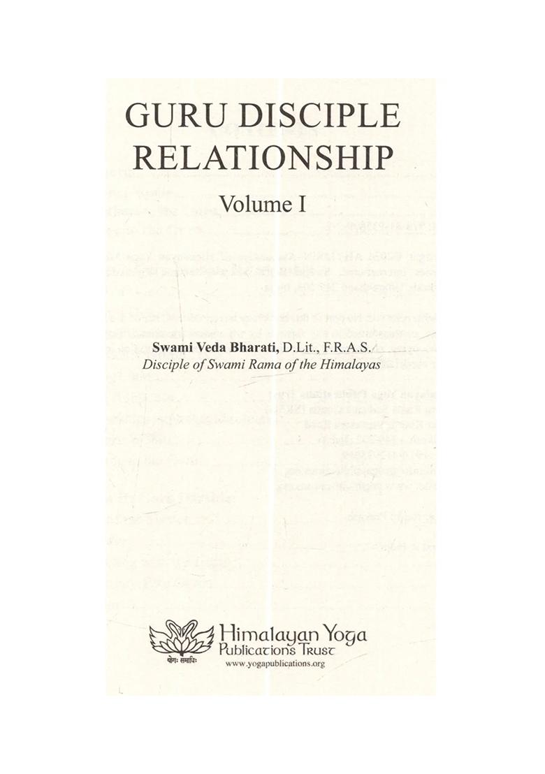 Guru-Disciple Relationship: The Sacred Art Of Self Transformation (Set Of 2 Volumes) - Indya