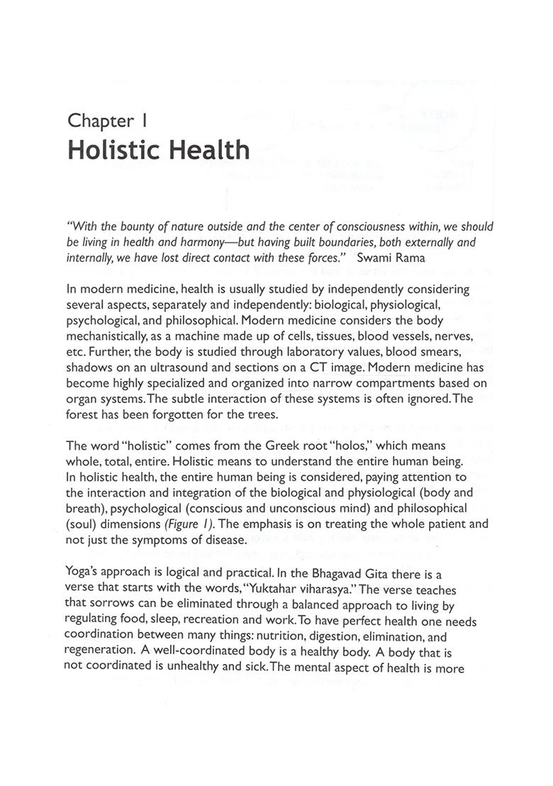 Holistic Living Manual: The Teachings Of Swami Rama Of The Himalayas - Indya