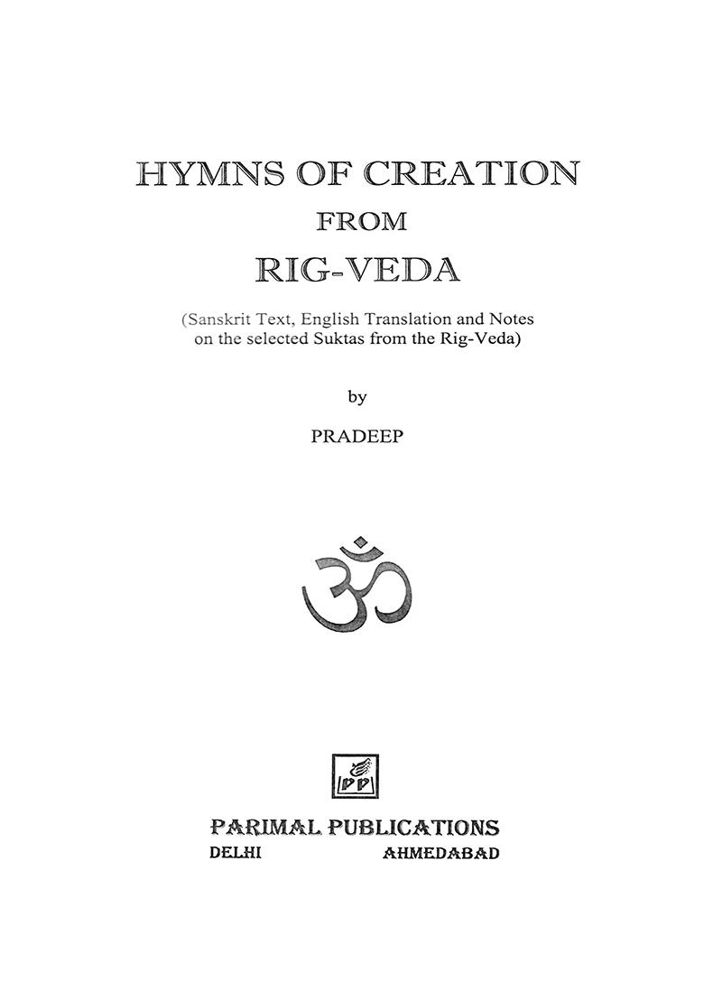 Hymns Of Creation From Rig-Veda - Indya