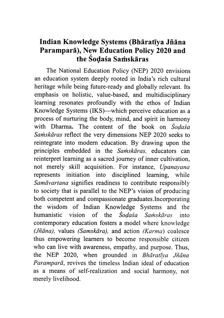 Refining Life Before Birth: The Unseen Foundations Of Prenatal Samskaras [As Per Indian Knowledge Systems And Nep 2020] - Indya