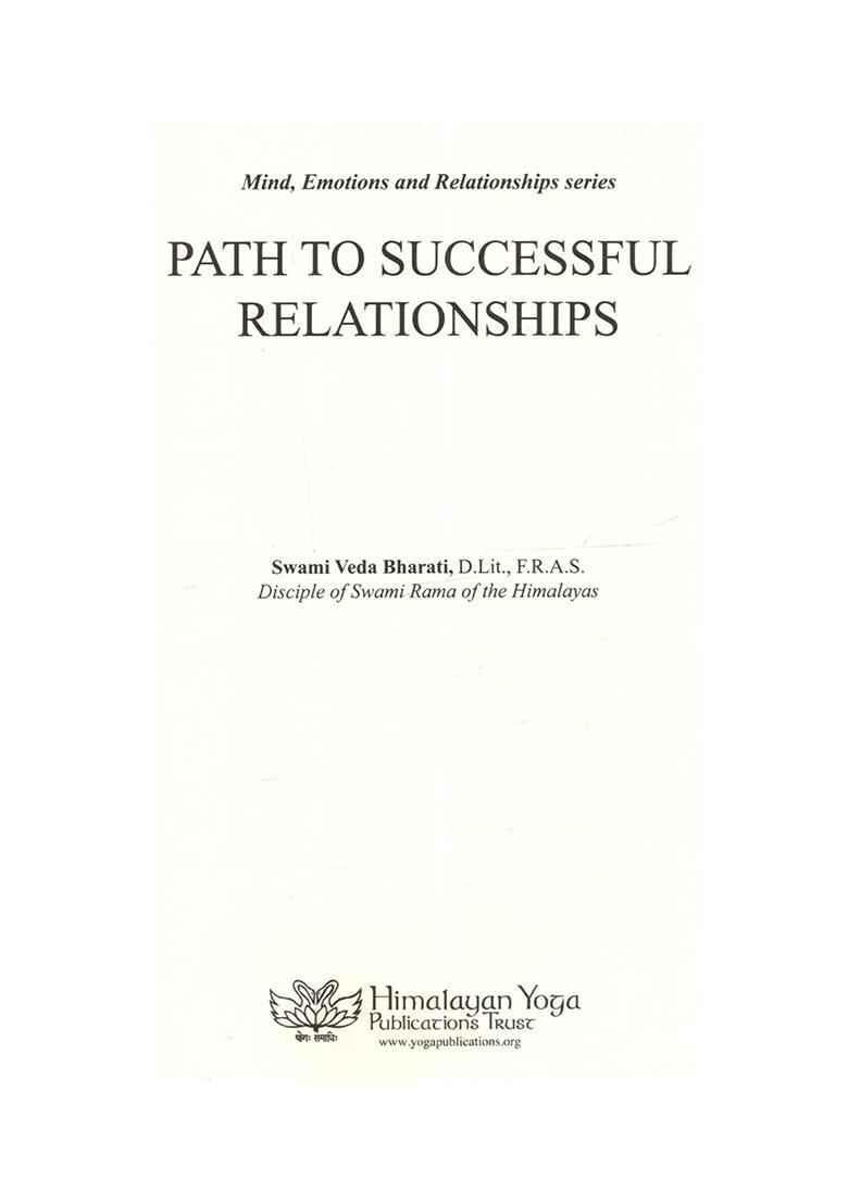 Path To Successful Relationships - Indya