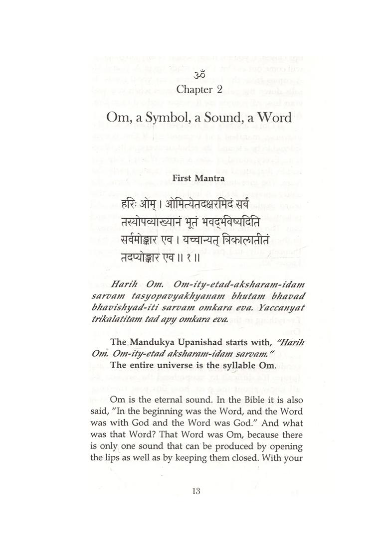Om The Eternal Witness: Secrets Of The Mandukya Upanishad - Indya