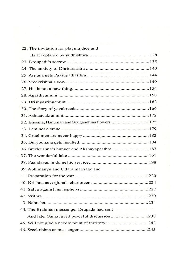 Mahabharata Katha- Story Of Mahabharata - Indya