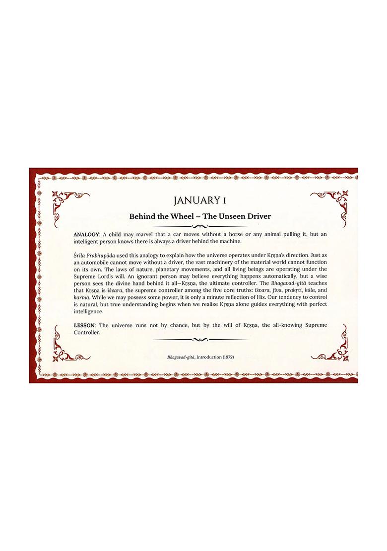 A Year With Srila Prabhupada: 366 Analogies - Indya