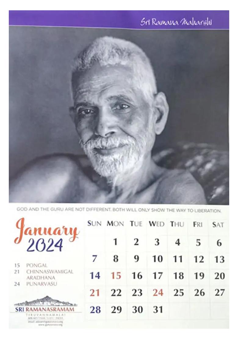 Sri Raman Maharshi (Calendar 2026) - Indya