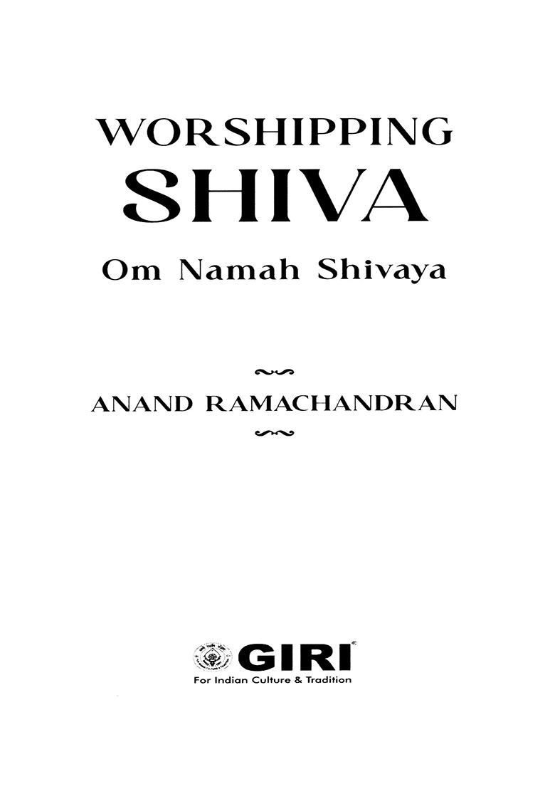 Worshipping Shiva- Om Namah Shivaya - Indya