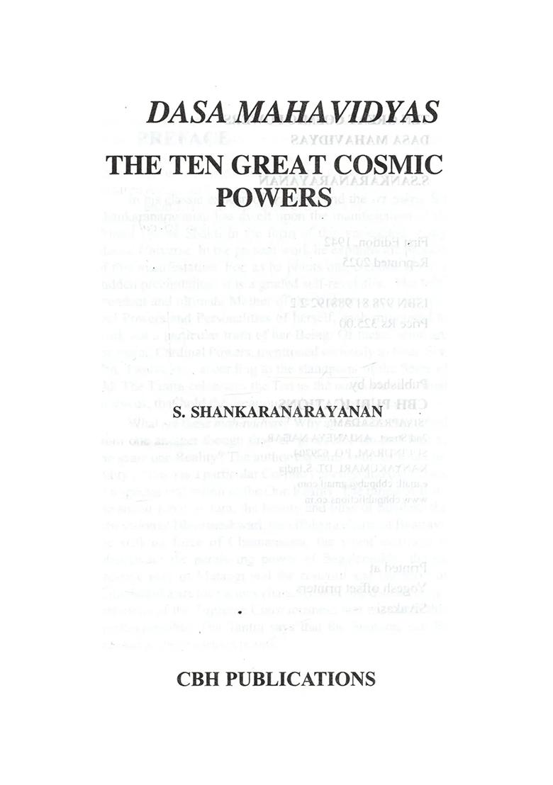 The Ten Great Cosmic Powers - Indya