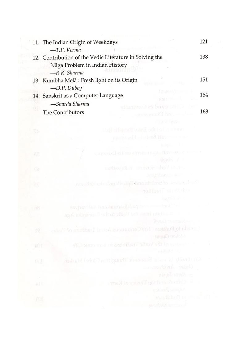 Vedic Culture & Its Continuity (Proceedings Of National Seminar) - Indya