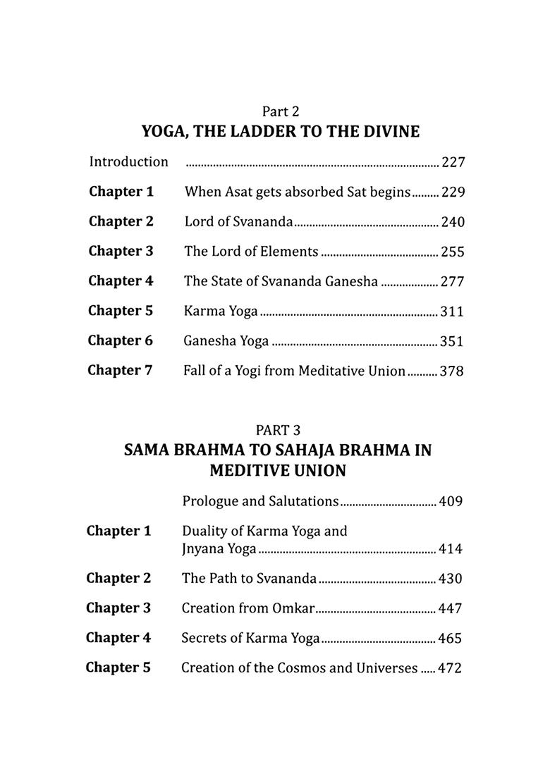 Ganesha Gita- Purna Shanti Yoga The Science Of Enlightened Peace (Set Of 2 Volumes) - Indya