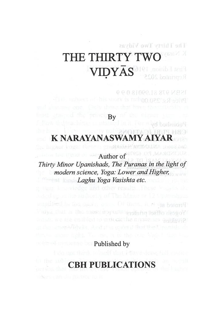 The Thirty Two Vidyas - Indya