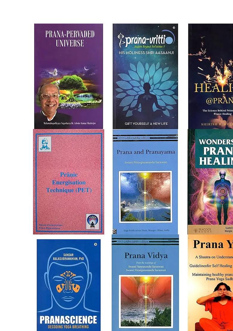 Prana Healing (Set Of 9 Books) - Indya