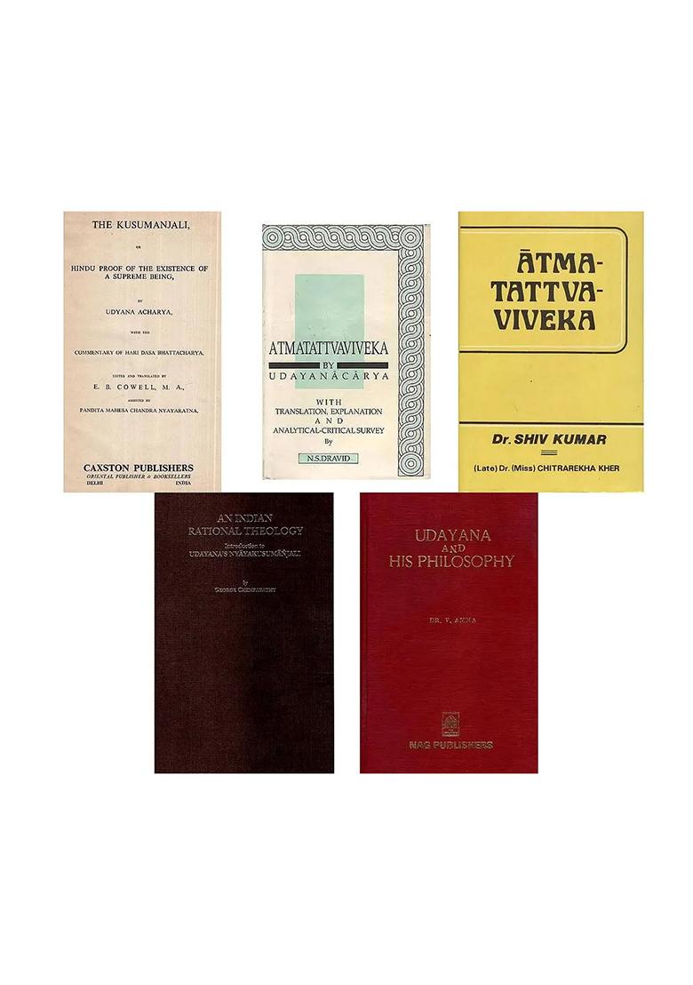 Udayana: His Works And Studies (Set Of 5 Books) - Indya