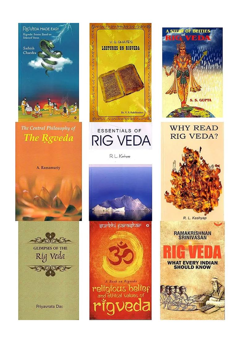 General Studies On The Rigveda (Set Of 9 Books) - Indya