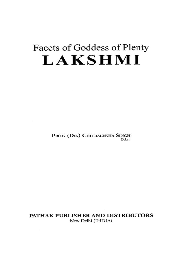 Lakshmi- Facets Of Goddess Of Plenty - Indya