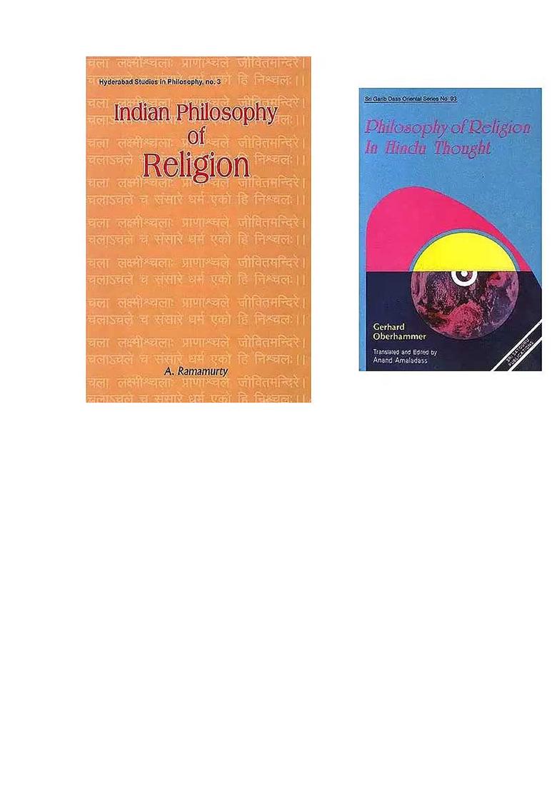 Indian Approaches To Philosophy Of Religion (Set Of 3 Books) - Indya