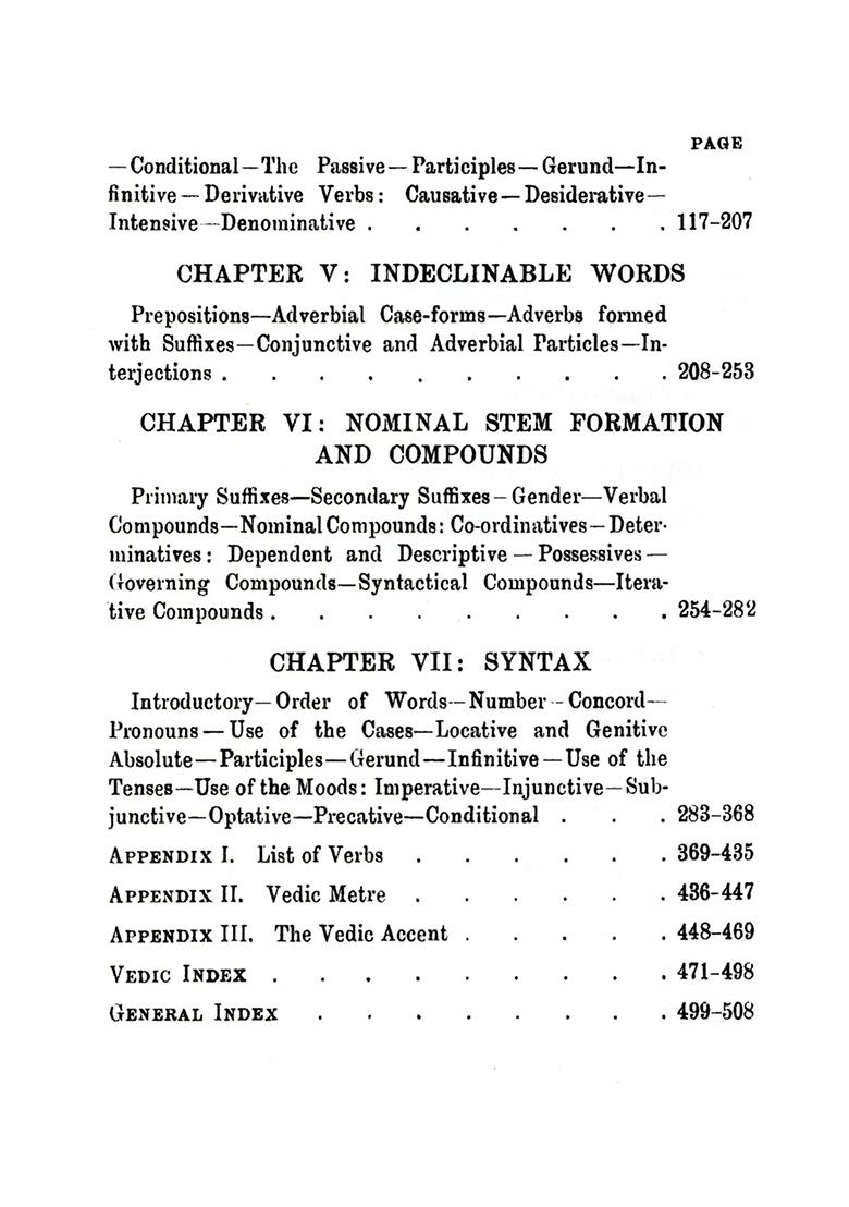 A Vedic Grammar For Students - Indya