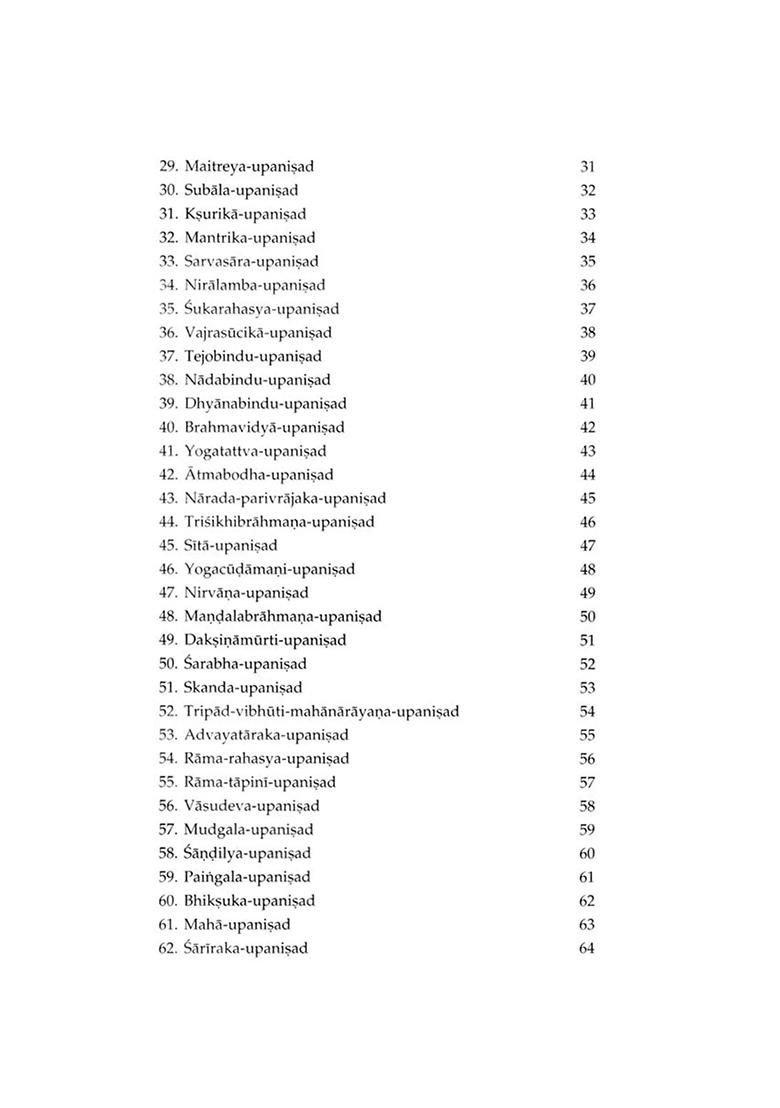 Upanisad-Mala: A Primer Of 108 Upanisads - Indya