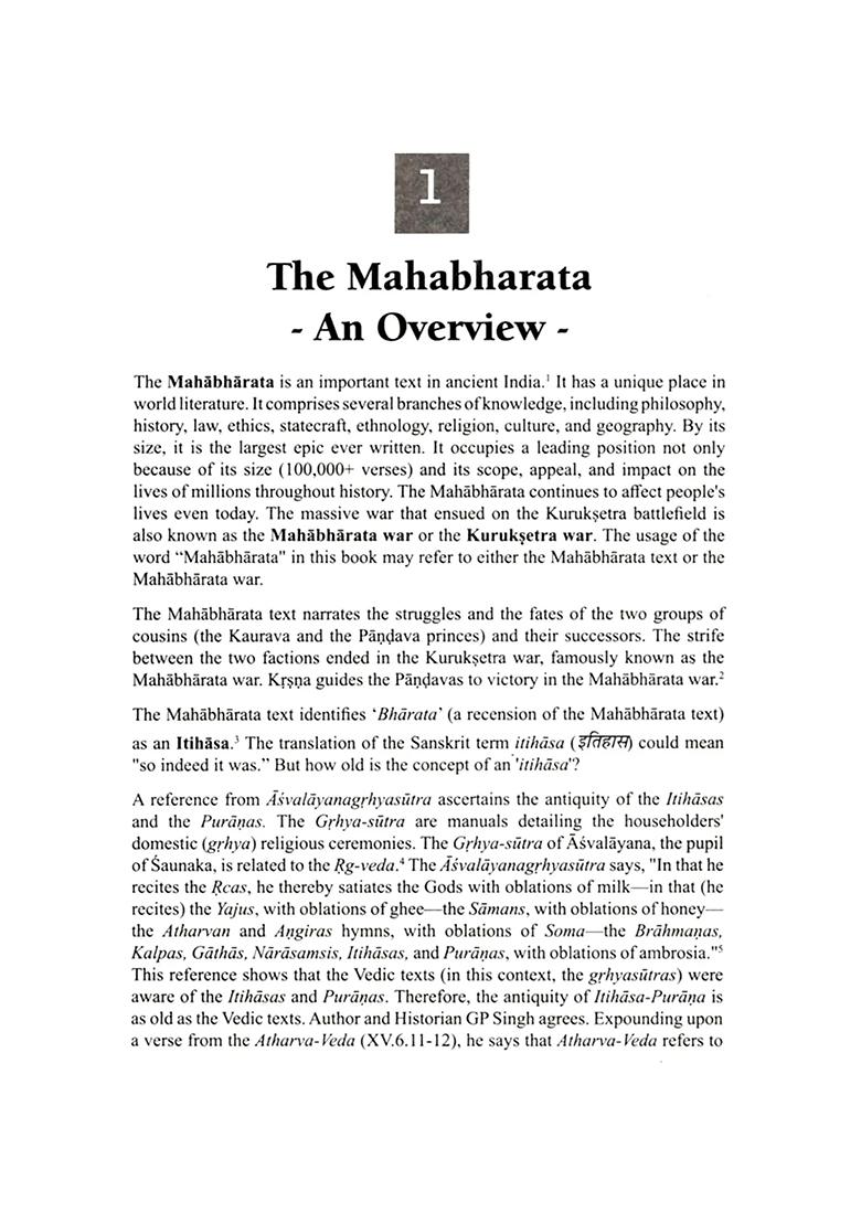Mahabharata Myth Or History A Compendium Of Evidences - Indya
