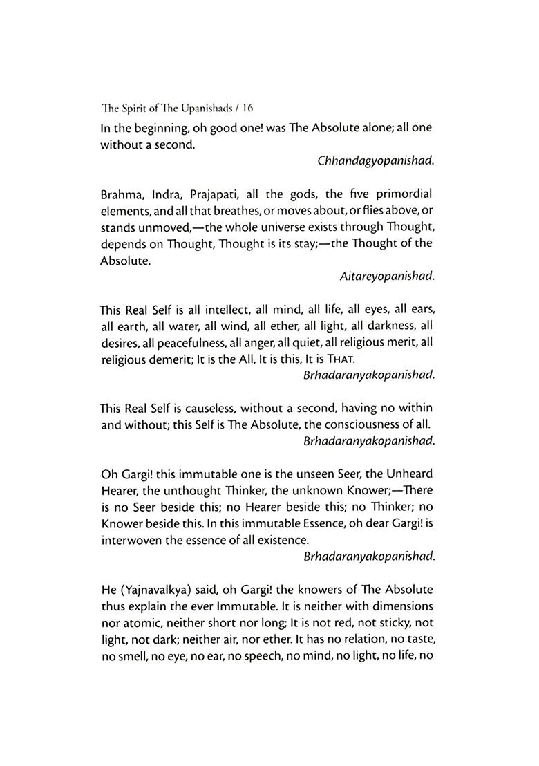 The Spirit Of The Upanishads - Indya