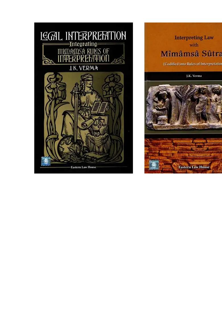Mimamsa Sutras And Law (Set Of 2 Books) - Indya