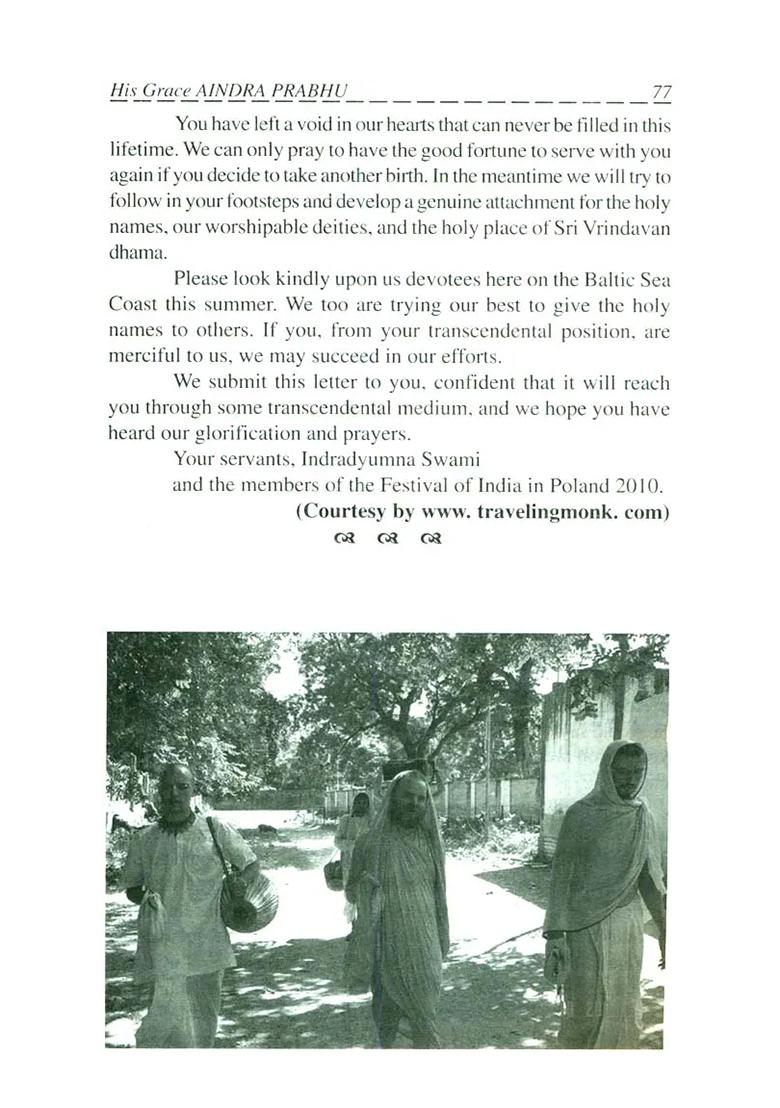 His Grace Aindra Prabhu - Indya