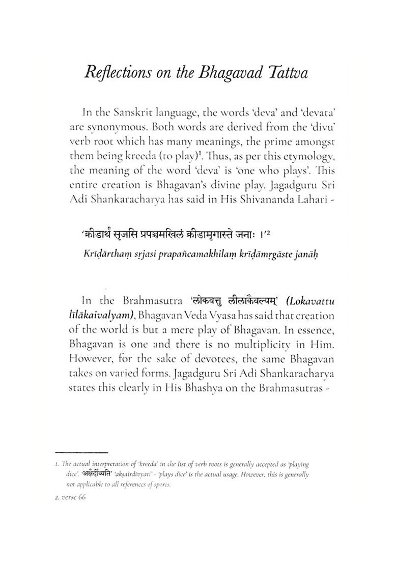 Bhagavad Tattva Mimamsa: Reflections On The Nature Of Bhagavan - Indya