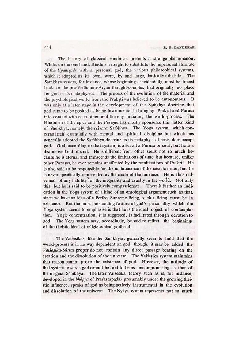 God In Hindu Thought (An Old And Rare Book) - Indya