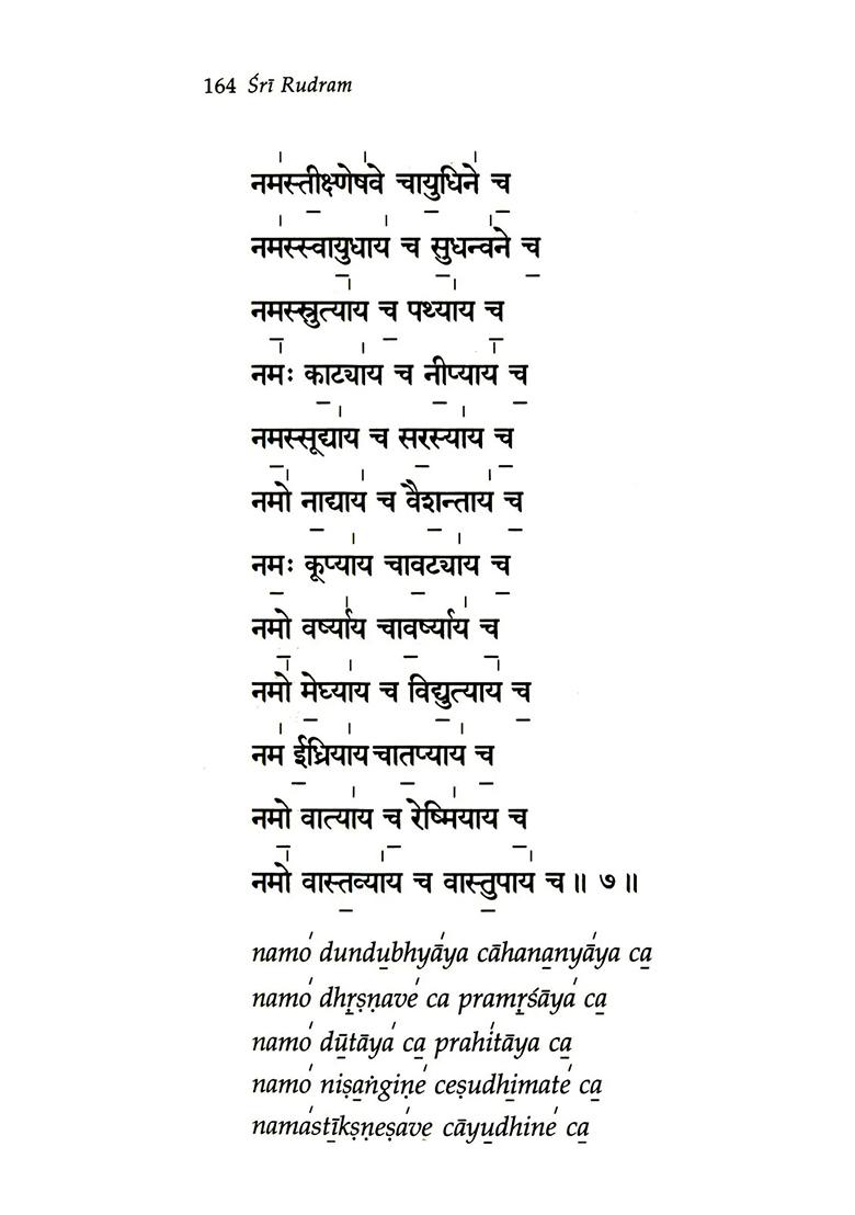 Sri Rudram (Text, Transliteration, Word-To-Word Meaning And Detailed Explanation) - Indya