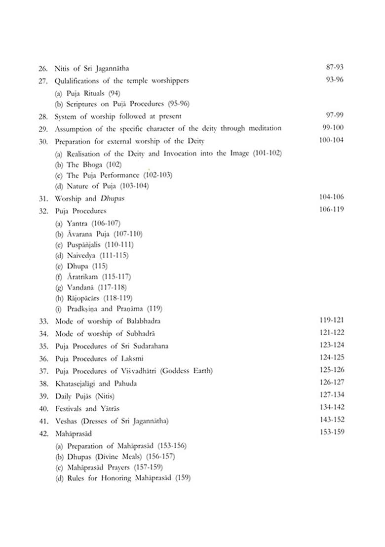 Essence Of Sri Jagannatha- His Mahapuja And Navakalebar - Indya