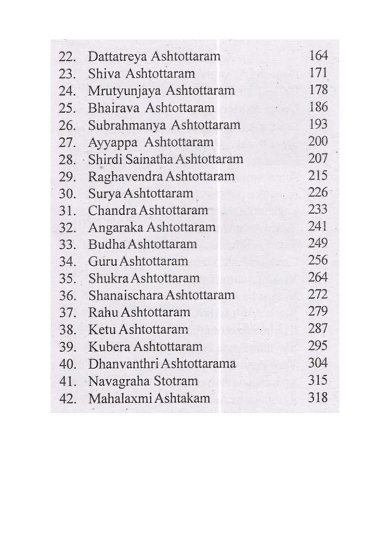 40 Ashtottara Shathanamavali- 108 Divine Names Of 40 Deities - Indya