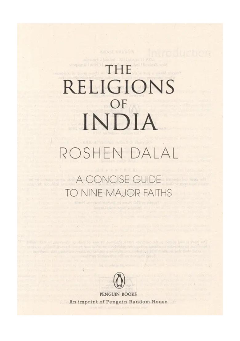 The Religions Of India (A Concise Guide To Nine Major Faiths) - Indya
