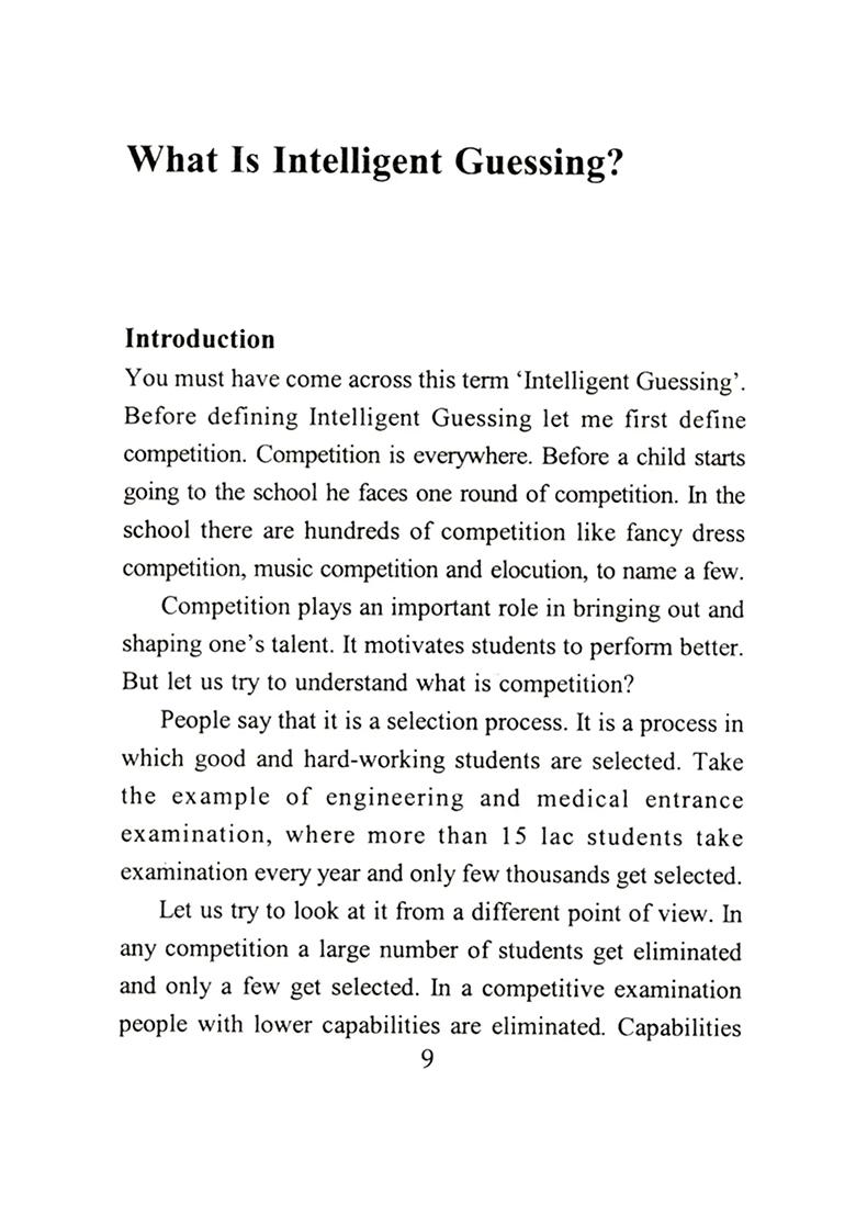 Vedic Mathematics For Intelligent Guessing: Do You Want To Learn A Few Tips On How To Guess Intelligently - Indya