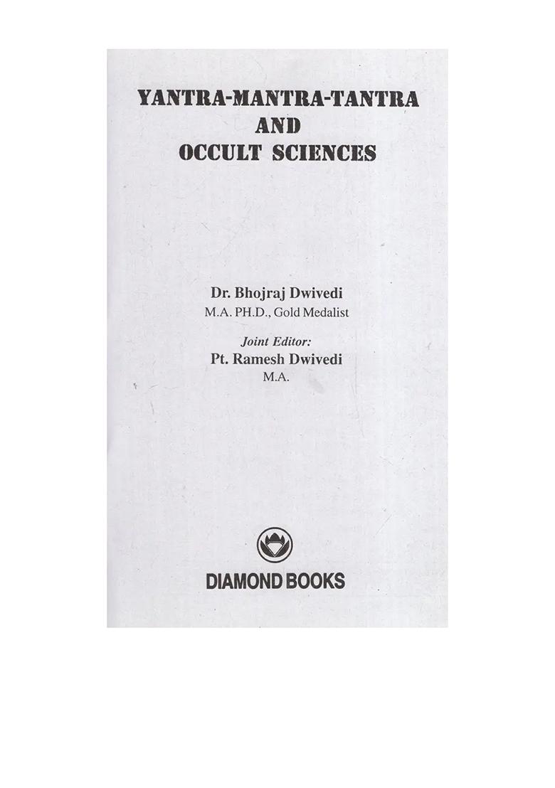 Yantra-Mantra Tantra And Occult Sciences - Indya