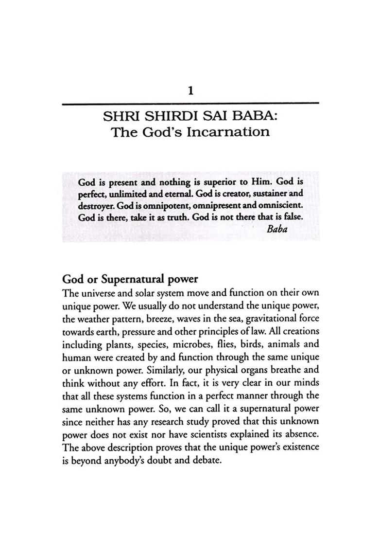 The Gospel Of Shri Shirdi Sai Baba- A Holy Spiritual Path - Indya