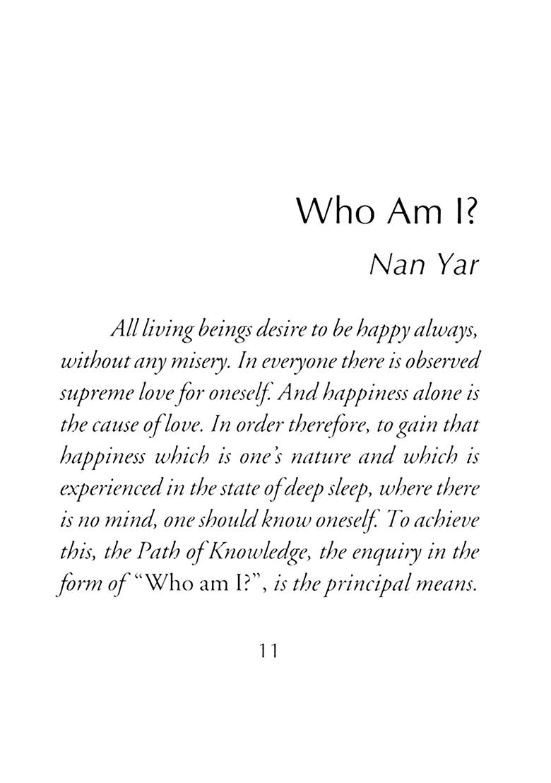 Who Am I: The Teachings Of Bhagavan Sri Ramana Maharshi (Pocket Size Book) - Indya