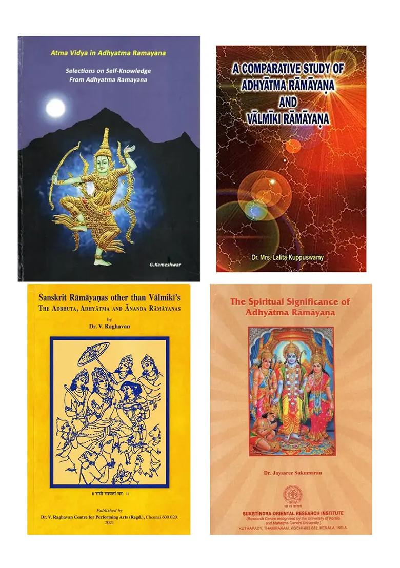 Studies On Adhyatma Ramayana (Set Of 4 Books) - Indya