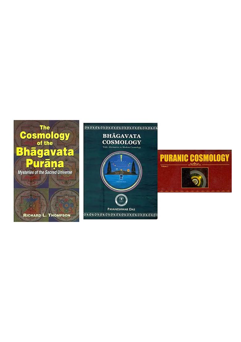 3 Books On Puranic Cosmology - Indya
